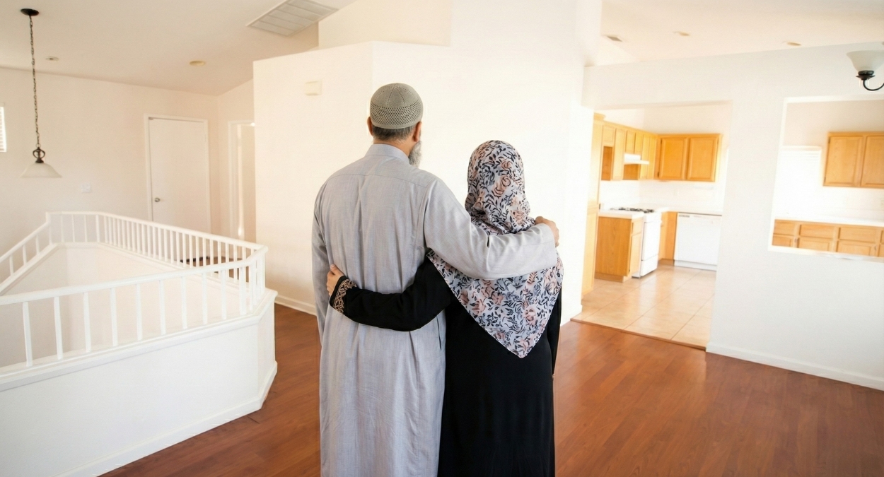 A muslim couple purchased home